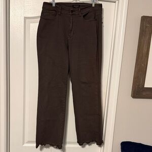 Judy Blue Dark Brown Ankle Jeans